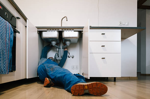 Professional Drain Cleaning technician working in Truckee, CA